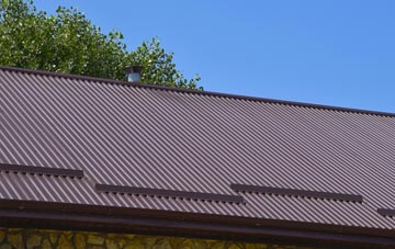 typical Clawdd Newydd corrugated roof uses